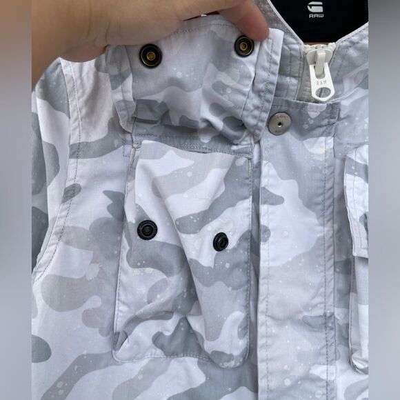 Gstar Ospak Deconstructed Splatter Overshirt small - Picture 9 of 16